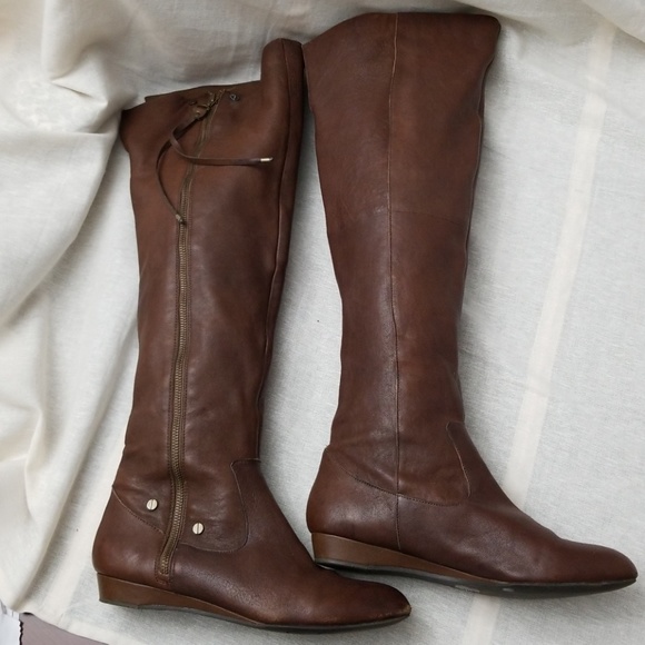 Jessica Simpson Shoes - Jessica Simpson Katyia Over the Knee Brown Boots